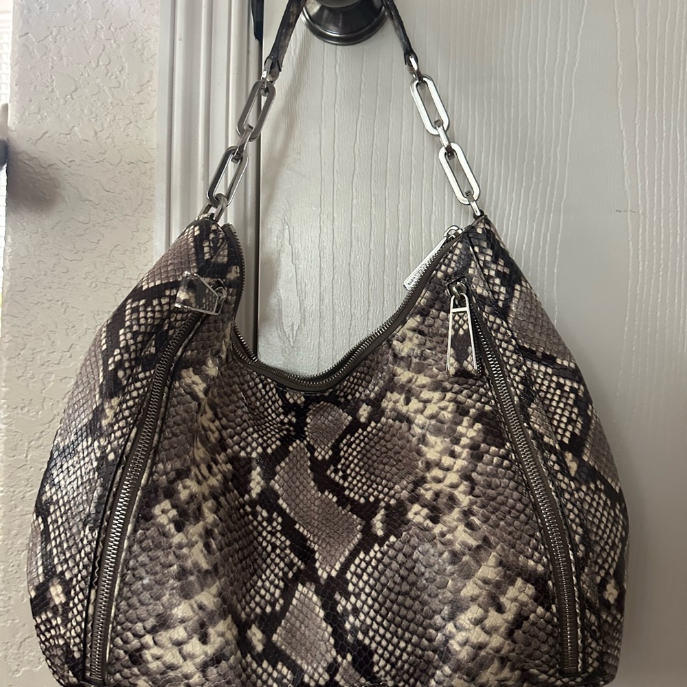 Michael Kors Snakeskin Shoulder Bag - Python